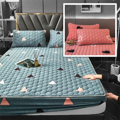 Μαλακό και κομψό σετ κλινοσκεπασμάτων (σεντόνι + 2x μαξιλαροθήκες) | VELVETLUX