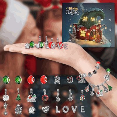 DIY Χριστουγεννιάτικο Ημερολόγιο Advent Βραχιόλια Σετ | ADVENTBRACE